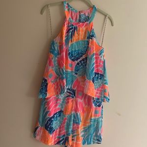 Lilly Pulitzer Edona Pineapple Romper